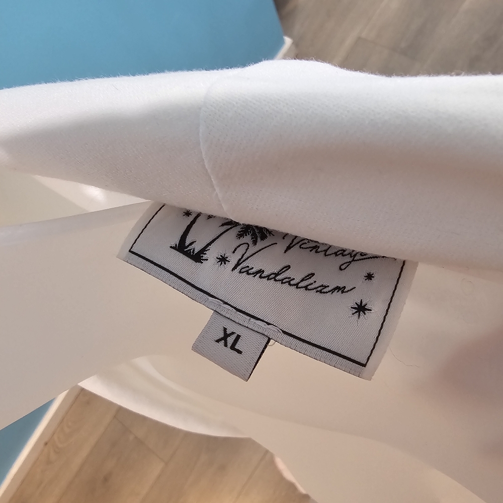 VINTAGE VANDALIZM Dapper Dietrich Jumpsuit (Ivory) - Picture 6 of 6